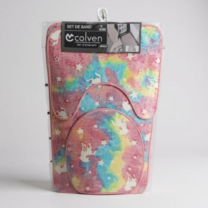 Set De Baño Marca Colven, Brilla En La Oscuridad